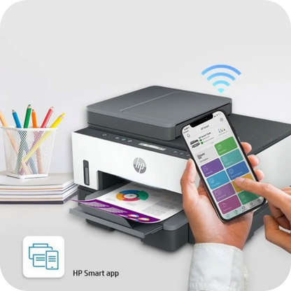 gestion inalámbrica de impresora HP Smart Tank mediante aplicación móvil HP Smart