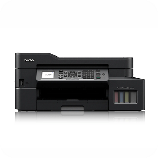 impresora Brother multifuncional con impresión, copia, escaneo y sistema de tinta continua a color
