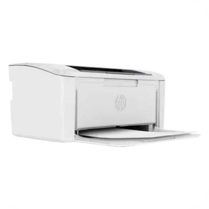 impresora HP vista frontal con documentos saliendo de la bandeja