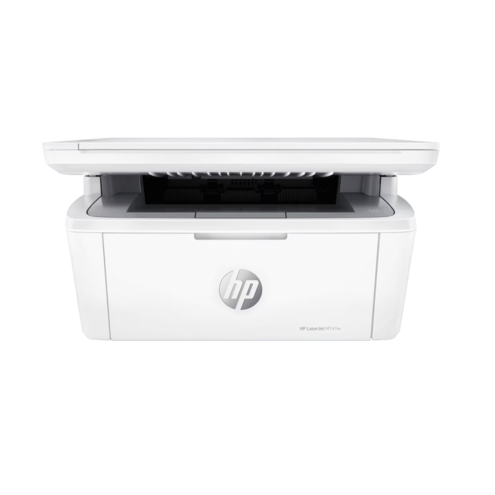 impresora láser multifuncional HP con tapa abierta