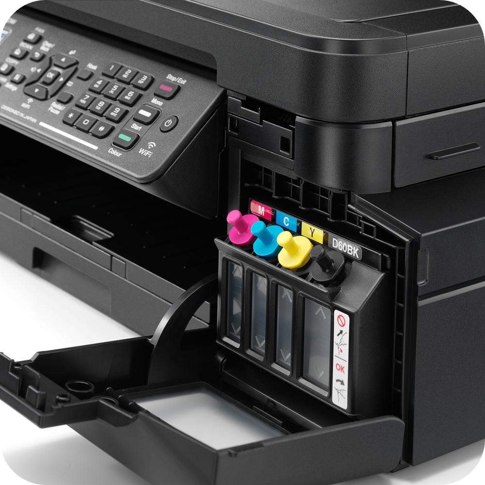Impresora multifuncional a color con sistema de tanque de tinta recargable para impresion 