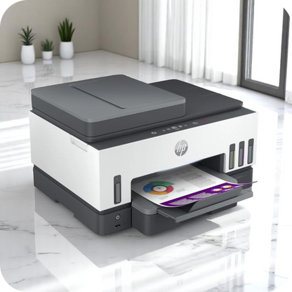 impresora multifuncional HP en uso