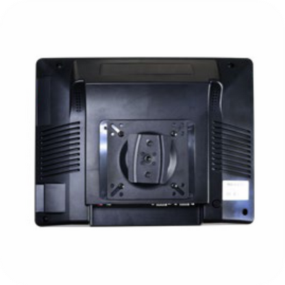 panel trasero equipo POS Jaltech en color negro con base ajustable