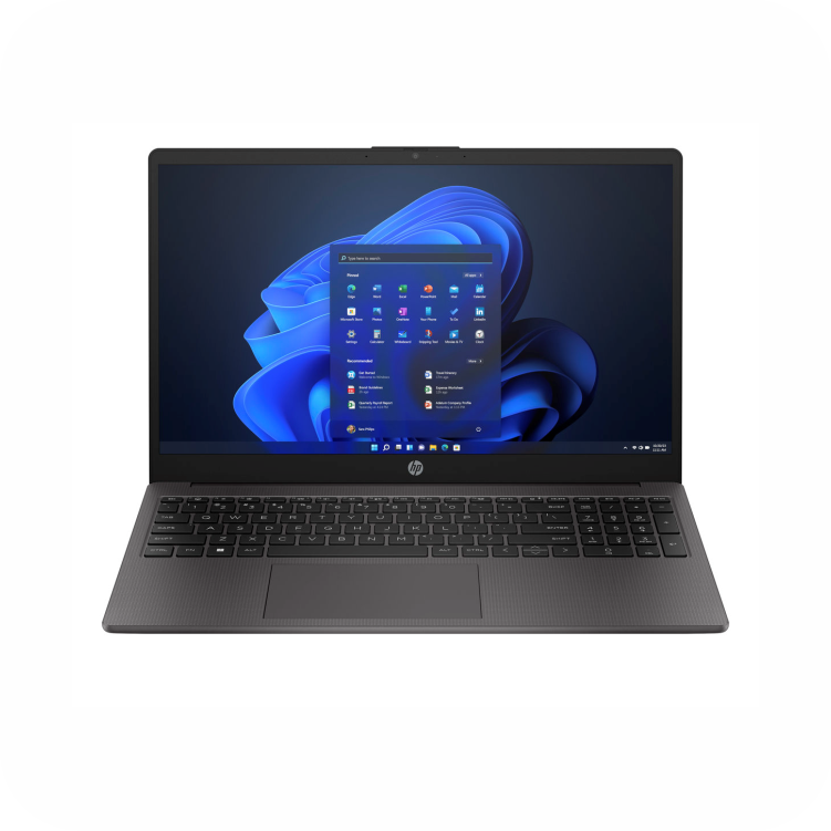 laptop hp negra con sistema operativo windows 11