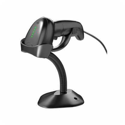 escaner de cogido de barras con soporte flexible y conexion USB 
