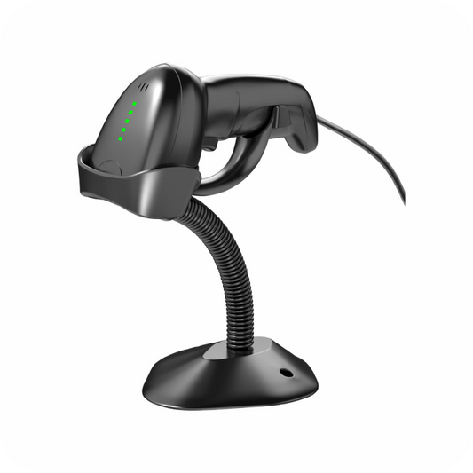 escaner de cogido de barras con soporte flexible y conexion USB 