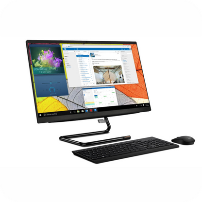 computador Lenovo todo en uno de escritorio con Windows, teclado y mouse incluidos