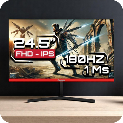 monitor gamer janus full hd en uso