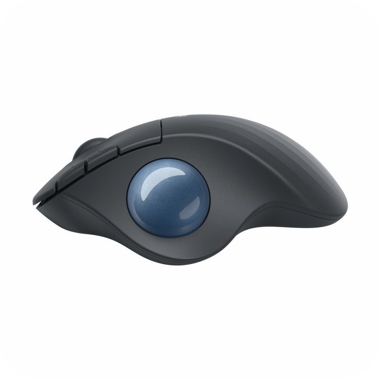 mouse ergonómico Logitech con control por trackball lateral 