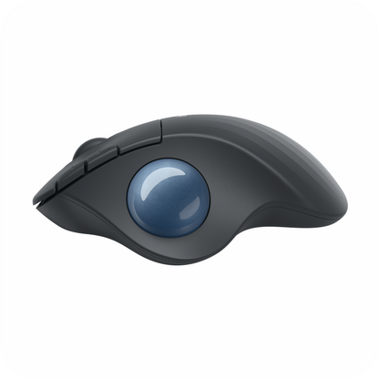 mouse ergonómico Logitech con control por trackball lateral 
