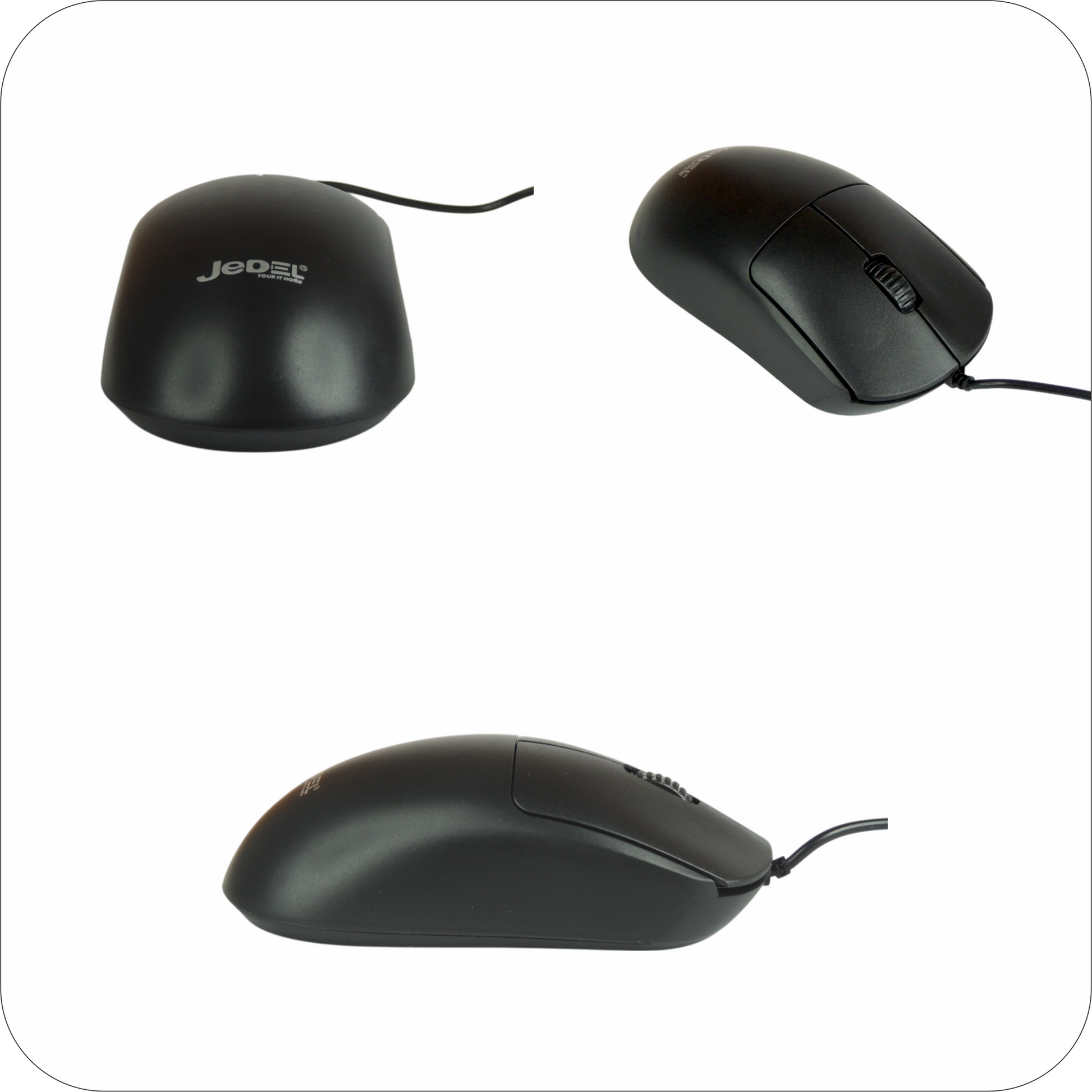 mouse jedel negro alambrico