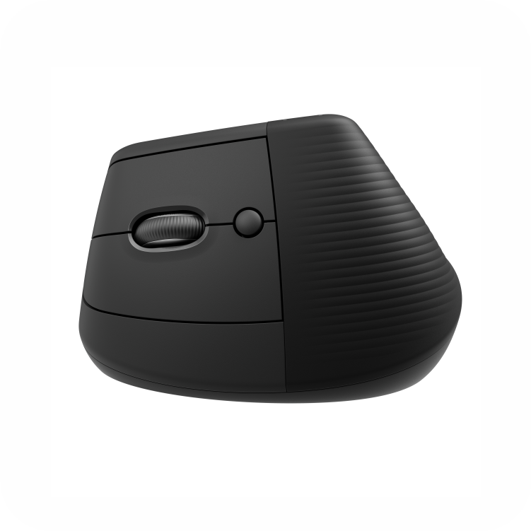 mouse Logitech con forma contorneada para mayor comodidad
