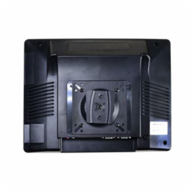 vista trasera pantalla POS Jaltech con soporte VESA para montaje