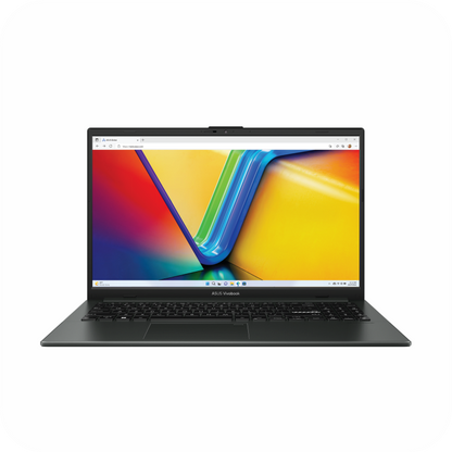 portatil ASUS Vivobook con pantalla encendida y sistema Windows