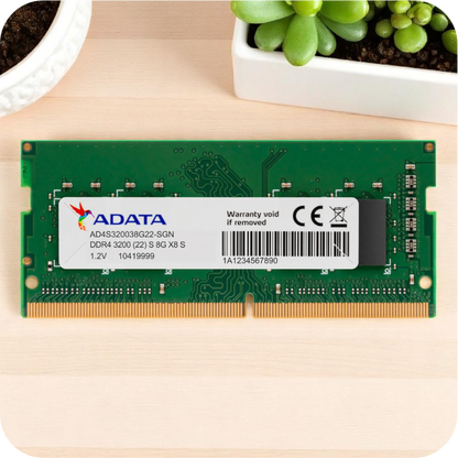 memoria RAM ADATA DDR4  bus 3200MHz de 8gbs 