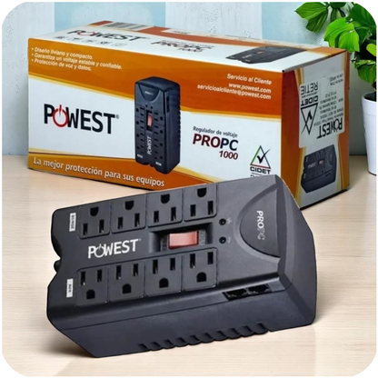 regulador powest propc 1000 con empaque visible