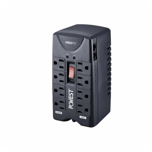 regulador de voltaje powest propc  con 8 salidas 