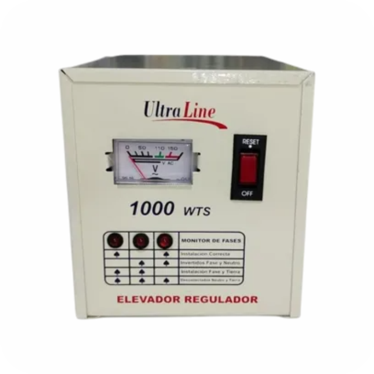 regulador de voltaje ultra line de 1000wts