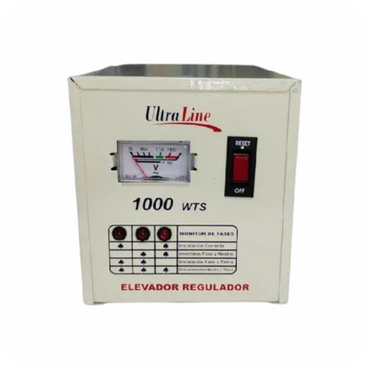 regulador de voltaje ultra line con medidor de fases 