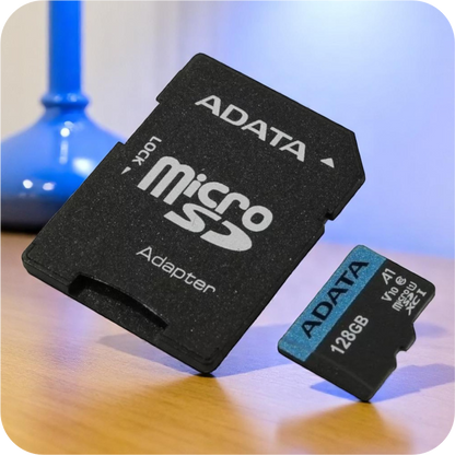tarjeta microSD ADATA 128gb con adaptador SD