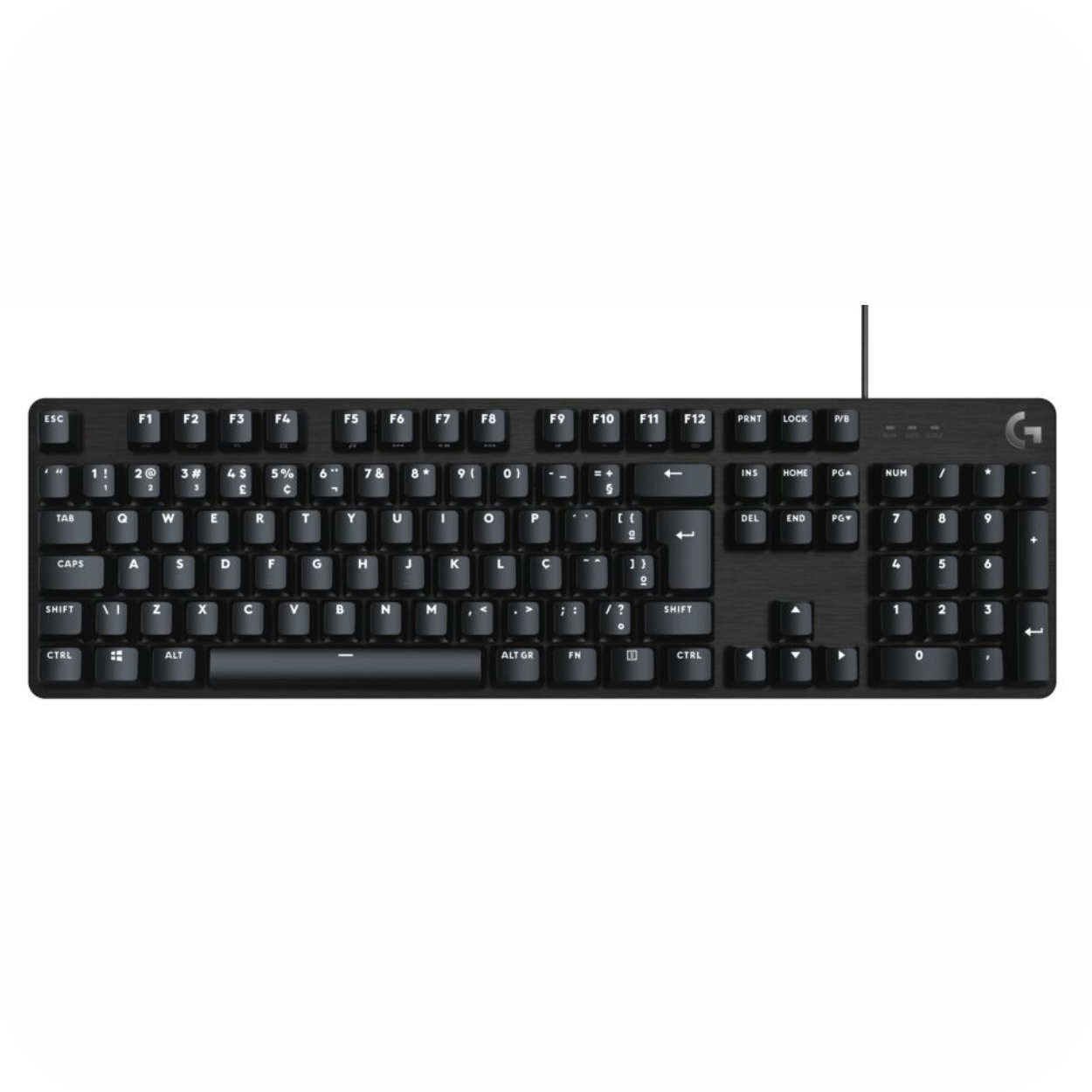 teclado mecánico para gaming con retroiluminación y distribución QWERTY, ideal para jugadores exigentes
