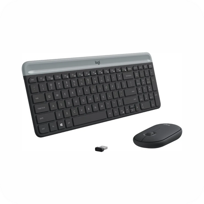 teclado y mouse logitech con receptor usb