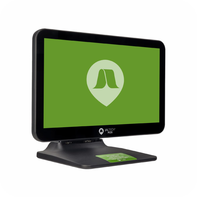 terminal POS Jaltech con pantalla tactil en color negro