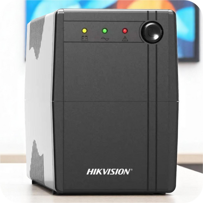 Ups hikvision con indicadores led en uso 