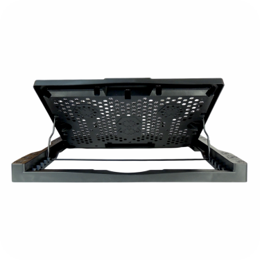ventilador gaming negro  reclinable con retroiluminacion rgb 