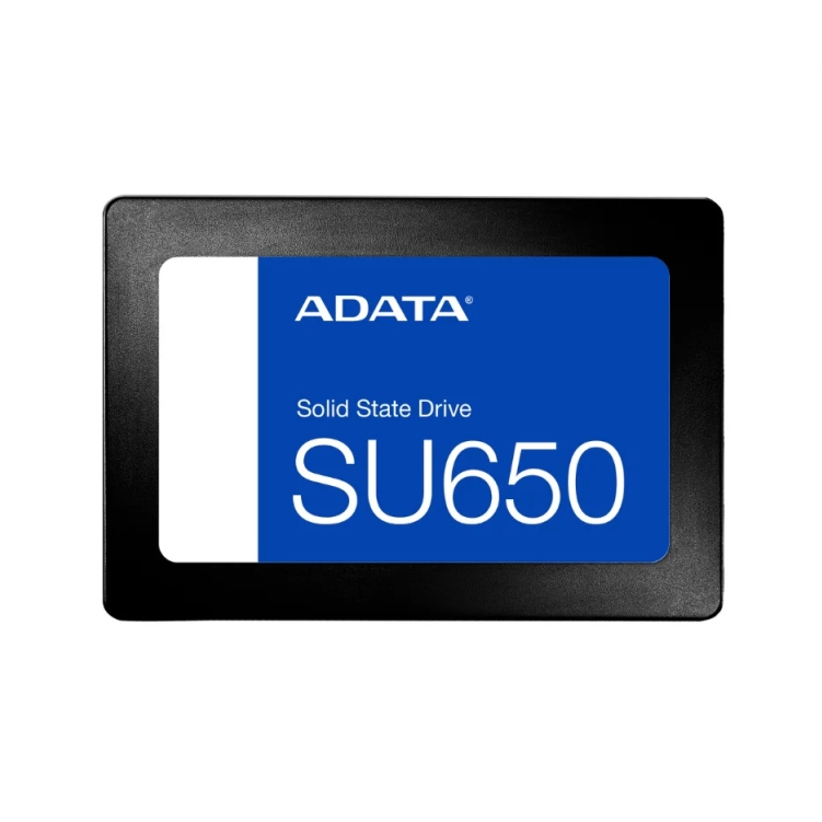 vista frontal unidad de estado solido ADATA SU650 2TB