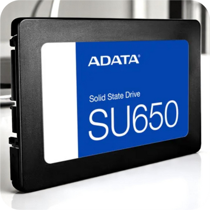 vista lateral unidad de estado solido ADATA SU650 de 240gb