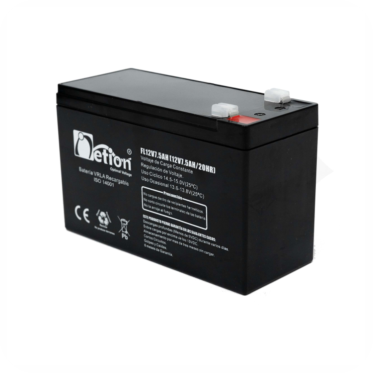 vista lateral bateria netion recargable 
