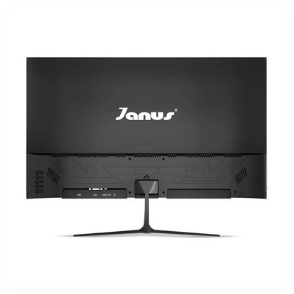 vista trasera monitor janus y sus multiples conexiones 